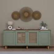Hanah Home Konzolni sto Bohemian 1600-147, 180x75x40 cm, Maslina