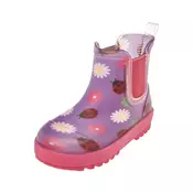 PLAYSHOES Gumene cizme Marienkäfer lavanda / malina / tamno crvena / prljavo bijela