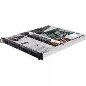 ASRock 1U4LW-B650/2L2T, Rack 1U, UP, AMD Ryzen 7000, 4xLFF, 2xGbE, 2x10GbE, Fixed PSU, IPMI