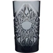 Polikarbonatni kozarec 470 ml, siv z dekorjem