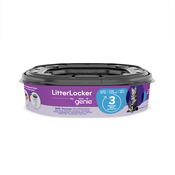 LitterLocker® by Litter Genie posoda za odstranjevanje peska za mačke -  Varčno pakiranje: 3 x nadomestna kaseta (BREZ posode za odstranjevanje)