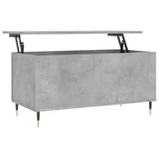 Stolic za kavu siva boja betona 90x44,5x45 cm konstruirano drvo