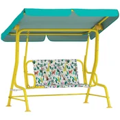 Homestar Otroška vrtna gugalnica 112x75x120 cm zelena