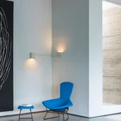 Vibia Structural 2620 kotna stenska svetilka, svetlo siva - Dnevna soba/jedilnica - Sodobni - Kovina