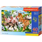 Castorland Puzzle Prijatelji kmetije MAXI 40 kosov