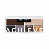 Revolution Colour Play Shadow Palette paletka senčil za oči 5.2 g Odtenek achieve