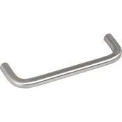 Pohištveni ročaj Emer, razmik lukenj 96 mm, širina 104 mm - inox, krtačeno