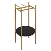 PUNO podstavek pod umivalnik 375x830x448xmm, zlata mat - Zlata mat barva - 37,5x83x44,8 cm - Sapho - PUNO - 24 - Jeklo - 375 - 830 - 448 - 14