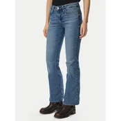 Guess Jeans hlače W6BAJ7 D2094 Modra Bootcut Fit