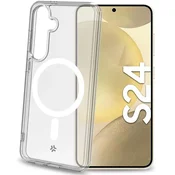 Celly Gelskinmag Magnetni TPU ovitek Galaxy S24 5G Transparent