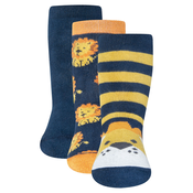 EWERS Nogavice temno modra/rumena/oranžna/bela