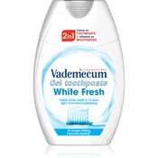 Vademecum 2 in1 White Fresh zobna pasta in ustna voda 2v1 z belilnim učinkom 75 ml