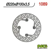 shumee Zadnji zavorni disk Beta 50/125 SM/Enduro 2006-12 220 mm 4x6,5 mm