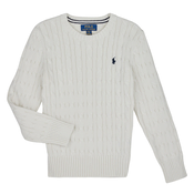 Polo Ralph Lauren LS CABLE CN-TOPS-SWEATER Bež