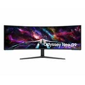 Samsung Odyssey S57CG954NU računalni monitor 144,8 cm (57) 7680 x 2160 pikseli 8K Ultra HD QLED Crno, Bijelo