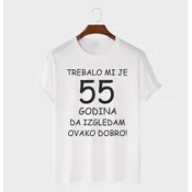 MAFIMI Majica Trebalo mi je 55 Godina, Bela