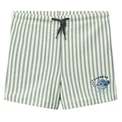 liewood® otroške kopalke otto seersucker stripe peppermint/creme de la creme
