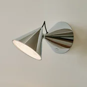 Tom Dixon LED stenska svetilka Pose, srebrna, 21 cm, plastika - Dnevna soba/jedilnica - Dizajn - srebro - Kovina