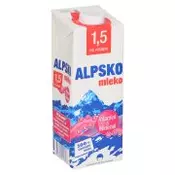 LJUBLJANSKE MLEKARNE trajno pol posneto Alpsko mleko z vitamini in minerali (1.5% m.m.), 1l