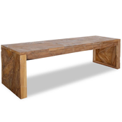 vidaXL TV stojalo 110x35x36 cm trdna tikovina