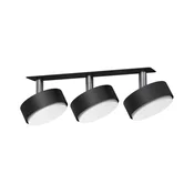Brosline 3262 - Ugradno reflektorsko svetlo DROP 3xGX53/9W/230V crno