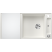 Blanco pomivalno korito AXIA III XL 6 SF InFino SILGRANIT desko steklo, z daljinskim upravljanjem. - ledenik-beli-sl
