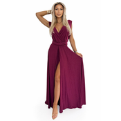 Womens elegant long dress tied in many ways Numoco