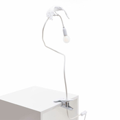 Stolna lampa sa kopcom SPARROW TAKING OFF Seletti 100 cm bijela