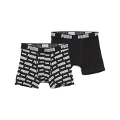 Puma Everyday Logo Boxers Youth (2-pack), Black, Size 16, Clothing