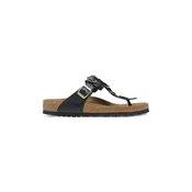 Usnjene japonke Birkenstock Gizeh Flowers