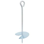 Zemaljska sidra 2 pcs Srebrna O10 x 30 cm Galvanizirani metal