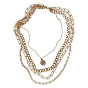 Penumbra necklace - gold color