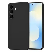 Silikonski ovitek Techsuit SoftFlex za Samsung Galaxy S25 FE - črn