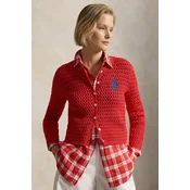 Polo Ralph Lauren pulover z zadrgo ženski bombažen