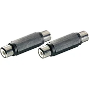 SpeaKa Professional SpeaKa Professional-Audio adapter\, ženski činč konektor/ženski činč konektor\, 2 kosa, (20411379)
