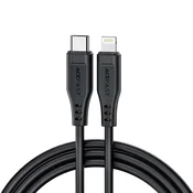 Polnilni in podatkovni 30W USB-C v Lightning kabel Acefast C3-01 - 480Mbps - 1.2m - black
