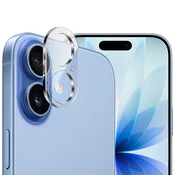 Overboard Kaljeno steklo za otok kamere za iPhone 17, prozorno