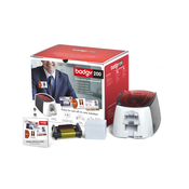 Badgy 200 printer za plastične kartice – ID card printer – komplet (100 kartic + trak + software)