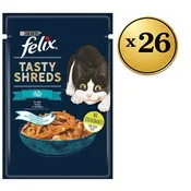 Felix Vlažna hrana za macke tasty shreds Tuna, 26x80g