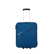 Kabinski kovček TRAVEL AND MORE - temno moder, mehak, 30 l