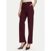 Rinascimento Hlače iz tkanine CFC0131088003 Bordo rdeča Regular Fit