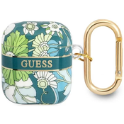 Guess GUA2HHFLN AirPods cover green Flower Strap Collection (GUA2HHFLN)