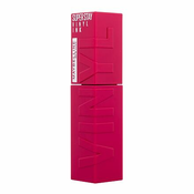 Maybelline SuperStay® Vinyl Ink Liquid dugotrajni sjajni tekuci ruž 4,2 ml nijansa 45 Capricious