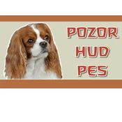 Tabla Pozor pes – različne pasme -