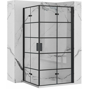 Tuš kabina Rea Molier Black Double 100x110