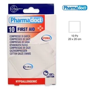 Pharmadoct sterile gauze compresses 20 x 20 10 pieces
