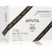 Apivita Natural Soap Jasmine cvrsti sapun za cišcenje 125 g