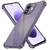TPU gel ovitek Techsuit Shockproof za Xiaomi Redmi Note 17 4G/5G - smoke black