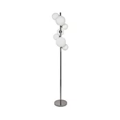 Brilagi - LED podna lampa MILLA 7xG9/3W/230V crni hrom/bela