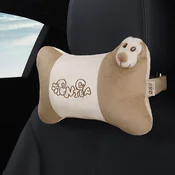 Icaroom Jastuk za vrat za auto NB-103KT, Smedi